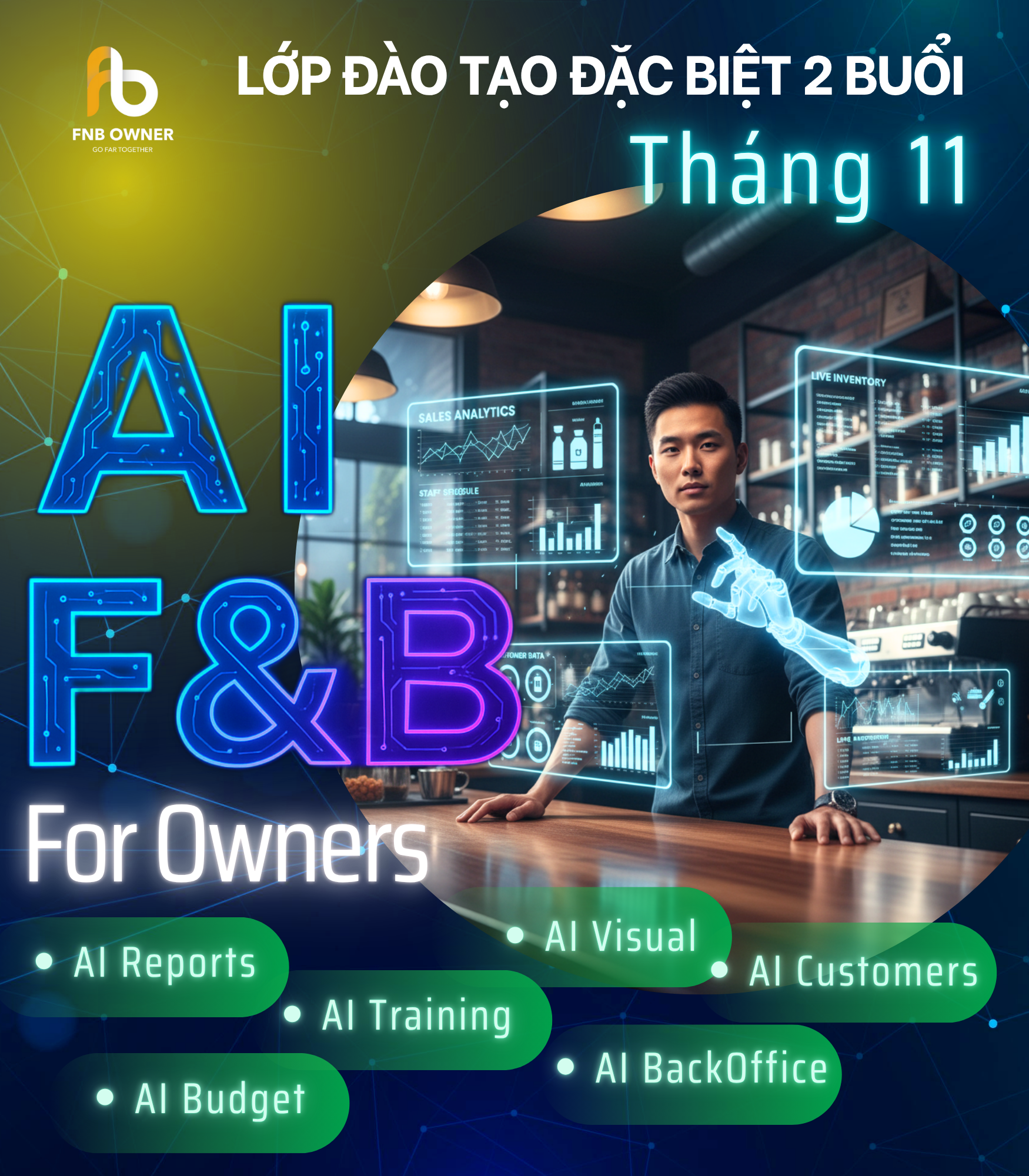 GIẢI PHÁP KHỞI NGHIỆP & VẬN HÀNH F&B HIỆU QUẢ